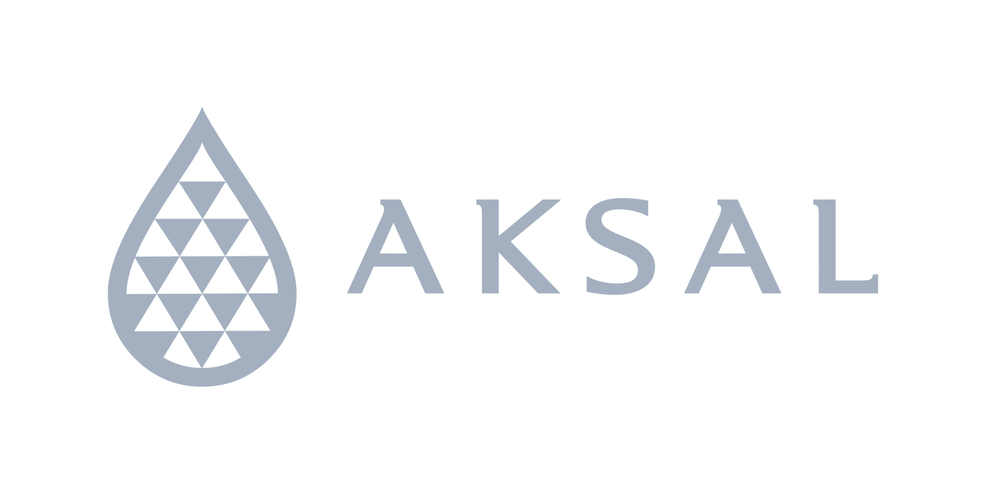 Logo Aksal sur fond noir.