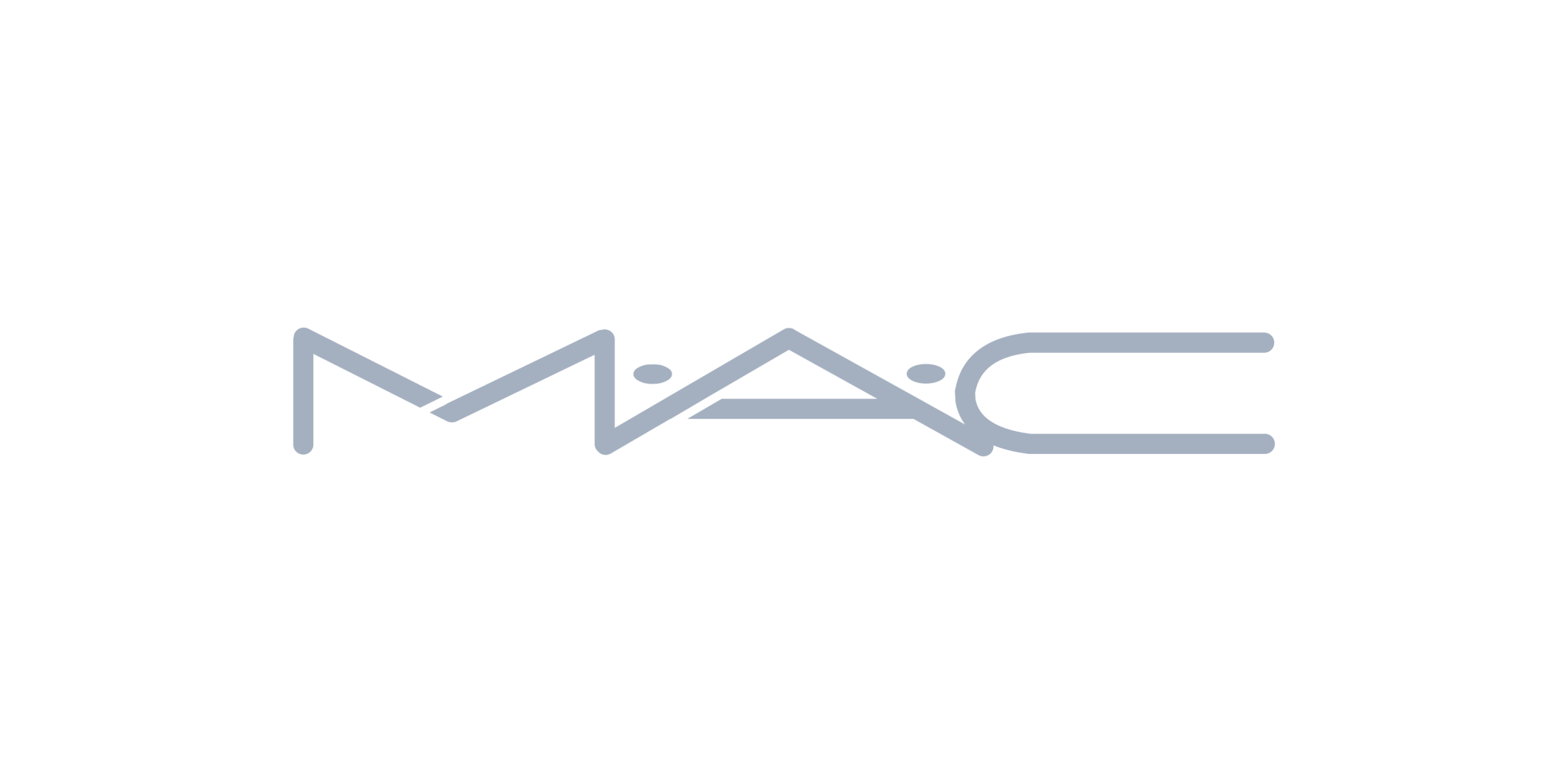 Le logo mac sur fond noir.