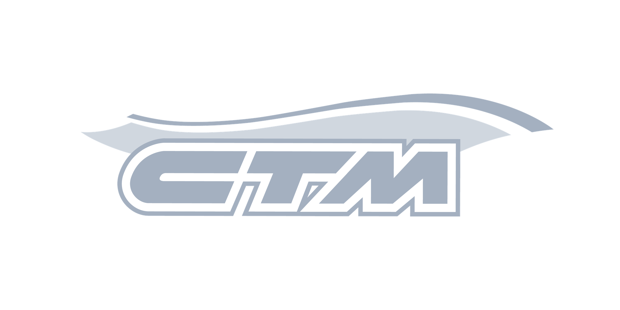 Le logo ctm sur fond noir.