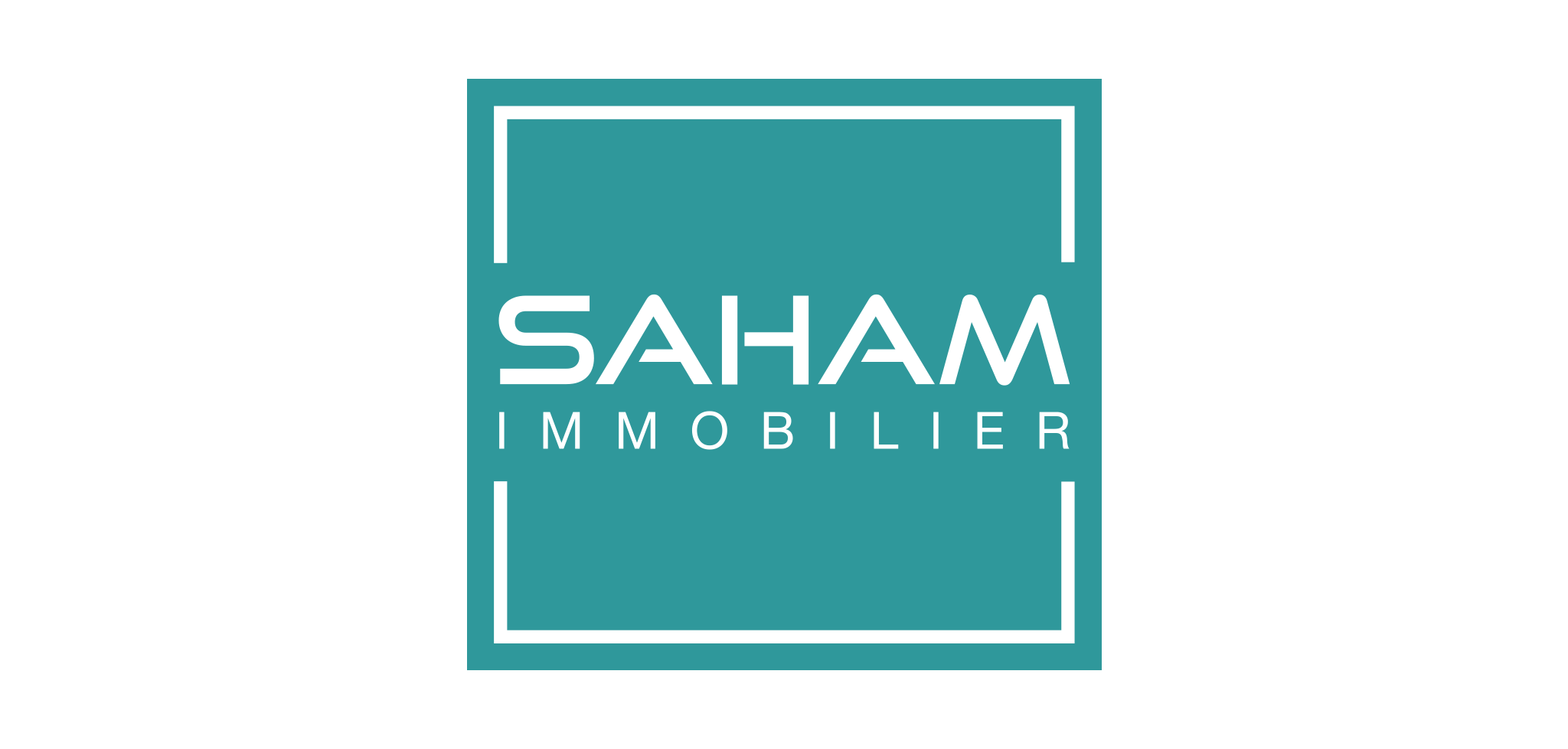 Le logo de saham immobilier.