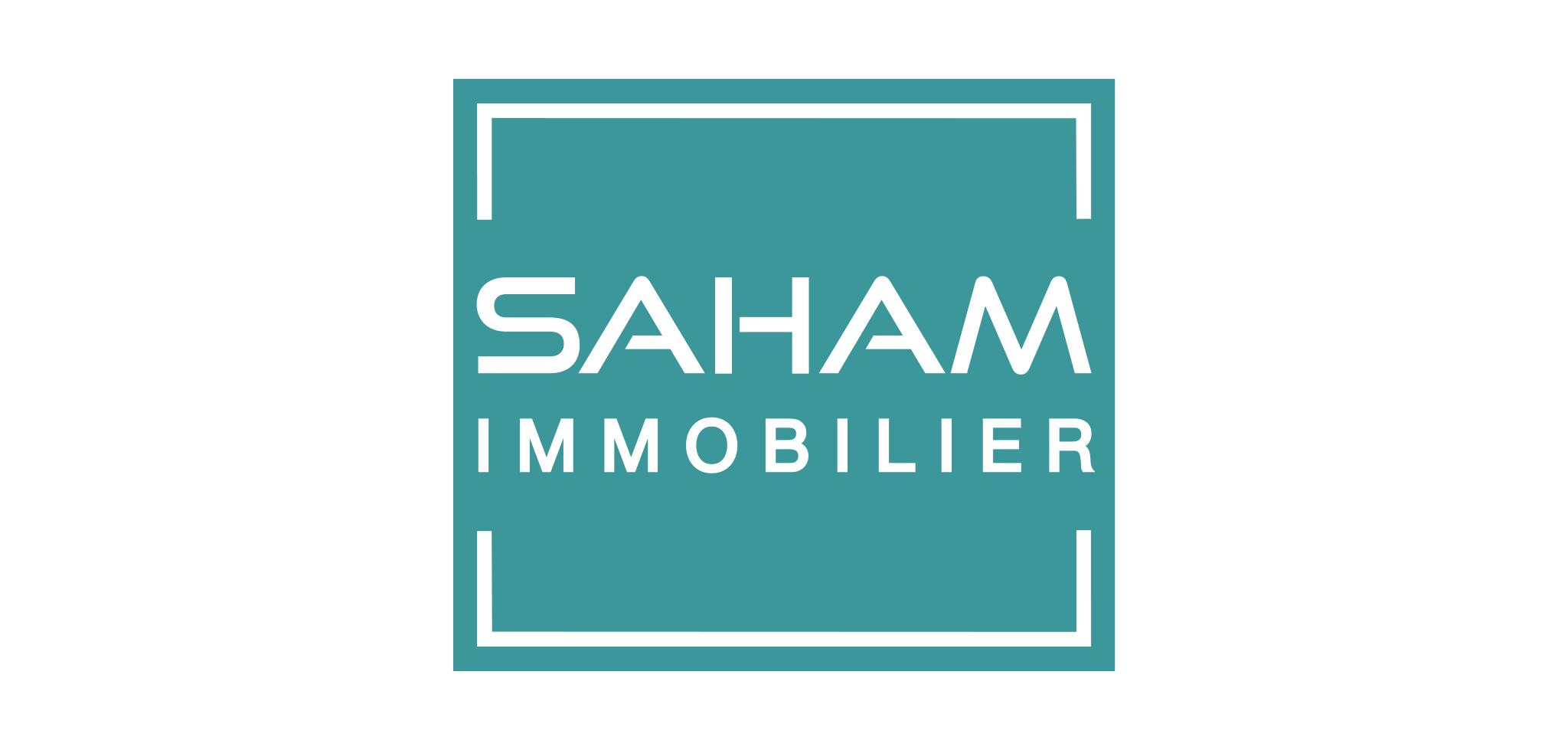 Le logo de saham immobilier.