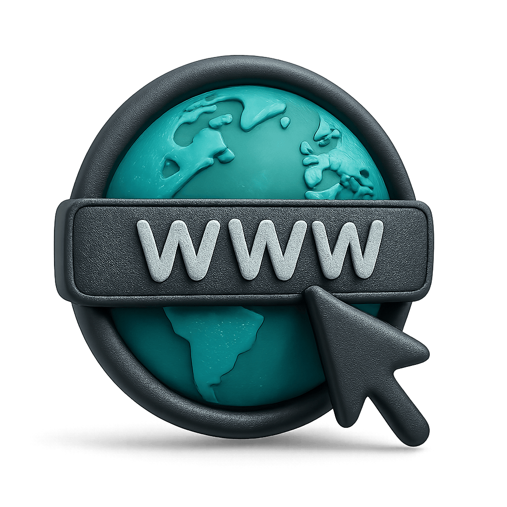 Un globe stylisé avec une étiquette